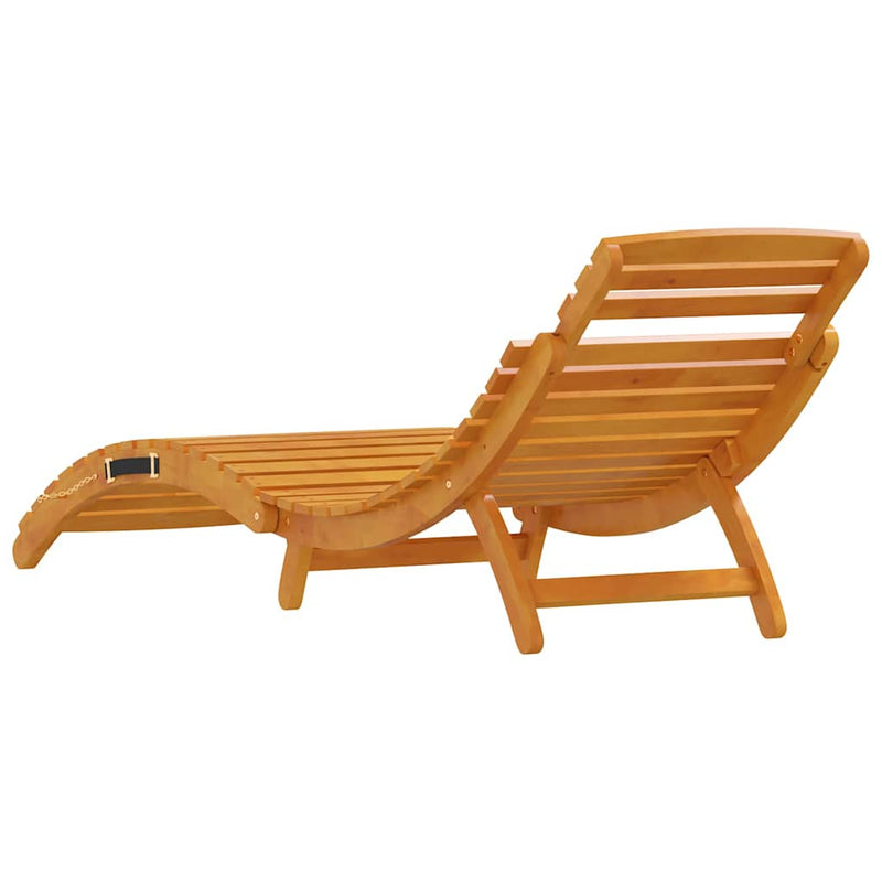 vidaXL Napozóágy 2-személy 3 pcs Barna 40 x 40 x 40cm Tömör akácfa