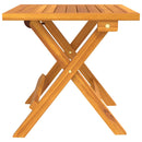 vidaXL Napozóágy 2-személy 3 pcs Barna Tömör akácfa