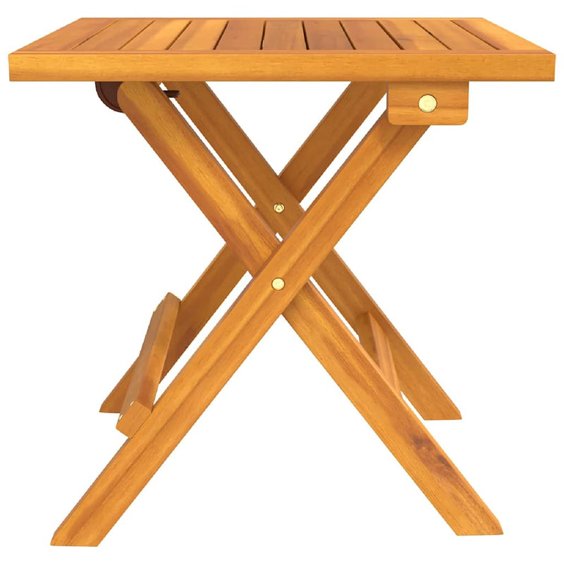 vidaXL Napozóágy 2-személy 3 pcs Barna 40 x 40 x 40cm Tömör akácfa