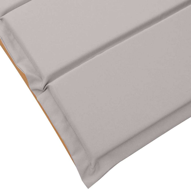 vidaXL Napozóágy párnával 2 pcs Tópszínű 184 x 55 x 64cm Tömör akácfa