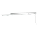 vidaXL Napernyő keret Fehér 2.5 x 2 m Porszórt acél és alumínium