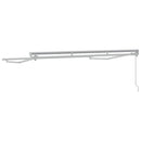 vidaXL Napernyő keret Fehér 3 x 2 m Porszórt acél és alumínium