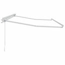 vidaXL Napernyő keret Fehér 4 x 2 m Porszórt acél és alumínium