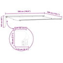 vidaXL Napernyő keret Antracit 5 x 3 m Porszórt acél és alumínium