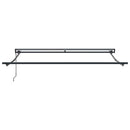 vidaXL Napernyő keret Antracit 3,5 x 2,5 m Porszórt acél és alumínium