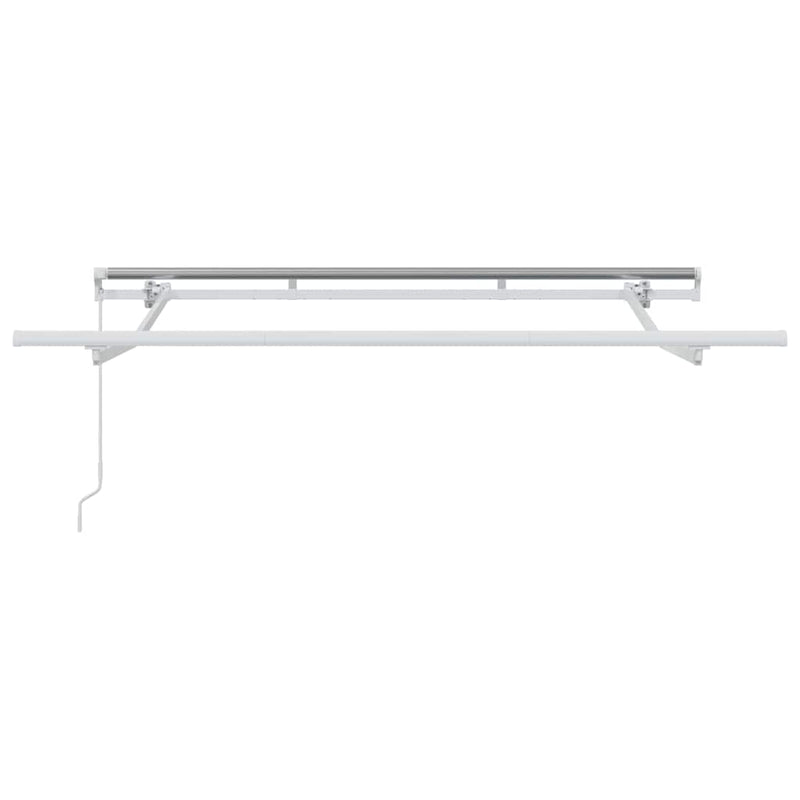 vidaXL Napernyő keret Fehér 2.5 x 2 m Fém