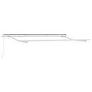 vidaXL Napernyő keret Fehér 3.5 x 2 m Fém