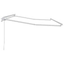 vidaXL Napernyő keret Fehér 4 x 2 m Fém