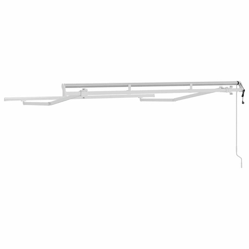 vidaXL Napernyő keret Fehér 2.5 x 2 m Fém