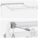 vidaXL Napernyő keret Fehér 2.5 x 2 m Fém