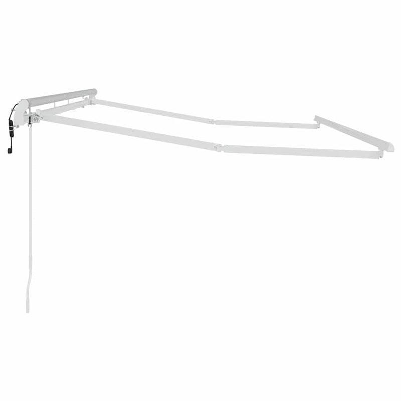 vidaXL Napernyő keret Fehér 3.5 x 2 m Fém