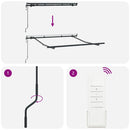 vidaXL Napernyő keret Antracit 2.5 x 2 m Fém