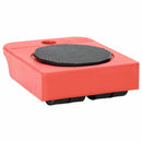 vidaXL 8 db piros bútorgörgő emelőkkel 9,8 x 7,5 x 3 cm 150 kg