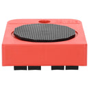 vidaXL 8 db piros bútorgörgő emelőkkel 9,8 x 7,5 x 3 cm 150 kg