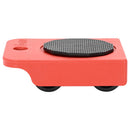 vidaXL 8 db piros bútorgörgő emelőkkel 9,8 x 7,5 x 3 cm 150 kg