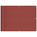 vidaXL terrakotta erkély paraván 75 x 1000 cm 100% poliészter Oxford