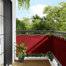 vidaXL piros erkély paraván 75 x 1000 cm 100% poliészter Oxford