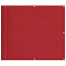 vidaXL piros erkély paraván 90 x 800 cm 100% poliészter Oxford