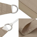 vidaXL bézs napellenző vitorla 2 x 2 x 2 m 100% poliészter Oxford