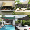 vidaXL piros napellenző vitorla 2 x 2 x 2 m 100% poliészter Oxford