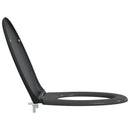 vidaXL WC ülőke Antracit 47 x 37 x 4 cm Duroplast