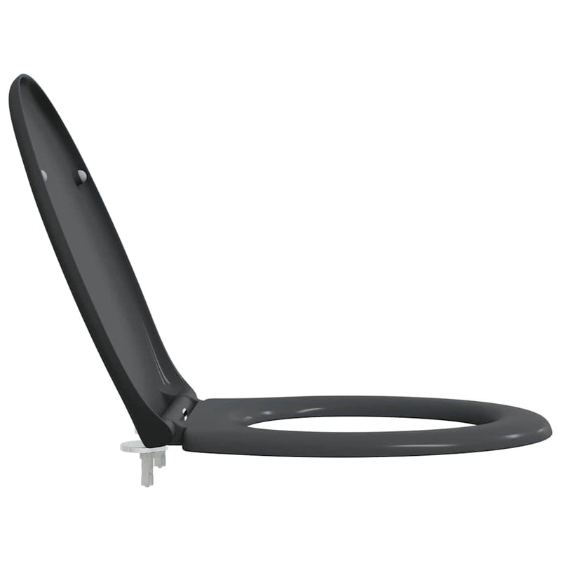 vidaXL Gyorsan Levehető WC Ülőke Antracit 44.8 x 37.3 x 4.2 cm