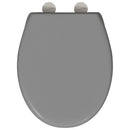 vidaXL Gyorsan Levehető WC Ülőke Szürke 44.8 x 37.3 x 4.2 cm Duroplast