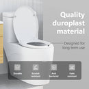 vidaXL WC ülőke Fehér 47 x 37 x 4 cm Duroplast