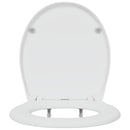 vidaXL WC ülőke Fehér 47 x 37 x 4 cm Duroplast