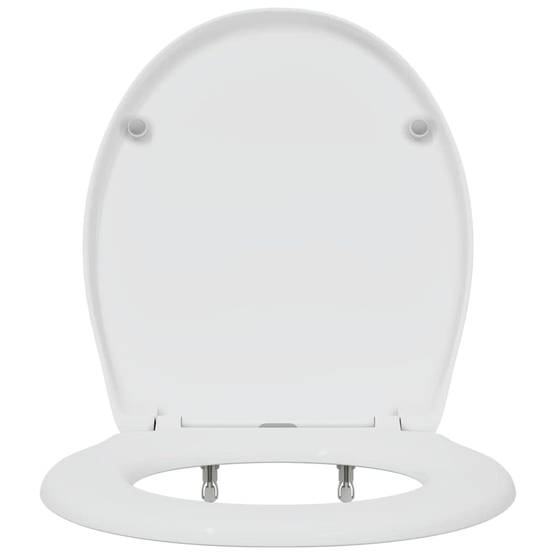 vidaXL Gyorsan Levehető WC Ülőke Fehér 44.8 x 37.3 x 4.2 cm Duroplast