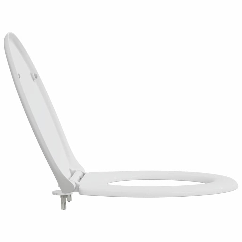 vidaXL Gyorsan Levehető WC Ülőke Fehér 44.8 x 37.3 x 4.2 cm Duroplast