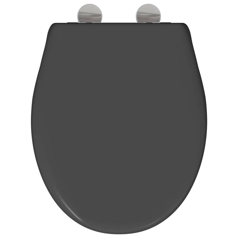 vidaXL Gyorsan Levehető WC Ülőke Antracit 44.5 x 37.3 x 4.3 cm