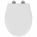 vidaXL Gyorsan Levehető WC Ülőke Fehér 44.5 x 37.3 x 4.3 cm Duroplast