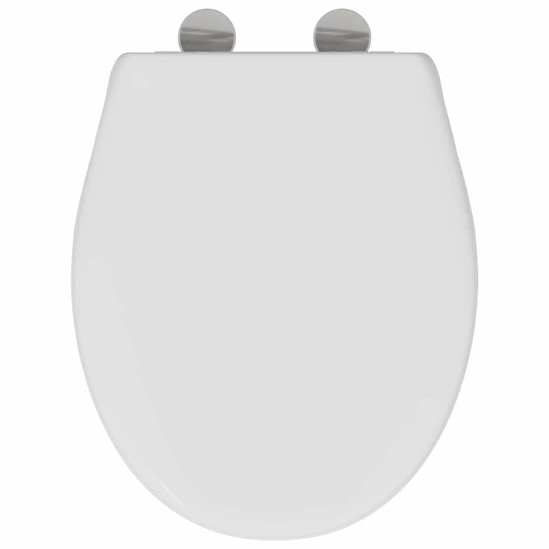 vidaXL Gyorsan Levehető WC Ülőke Fehér 44.5 x 37.3 x 4.3 cm Duroplast