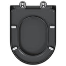 vidaXL Gyorsan Levehető WC Ülőke Antracit 46.2 x 36 x 4.3 cm Duroplast