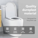 vidaXL WC ülőke Fehér 49 x 36 x 4 cm Duroplast