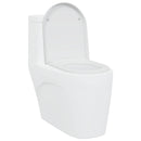 vidaXL WC ülőke Fehér 49 x 36 x 4 cm Duroplast