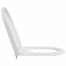 vidaXL Gyorsan Levehető WC Ülőke Fehér 46.2 x 36 x 4.3 cm Duroplast