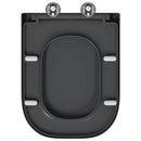 vidaXL Gyorsan Levehető WC Ülőke Antracit 44.5 x 35 x 3.6 cm Duroplast