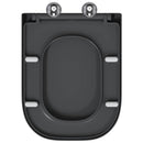 vidaXL WC ülőke Antracit 47,5 x 35 x 3,6 cm Duroplast