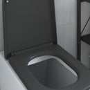 vidaXL WC ülőke Antracit 47,5 x 35 x 3,6 cm Duroplast