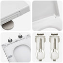 vidaXL WC ülőke Fehér 47,5 x 35 x 3,6 cm Duroplast