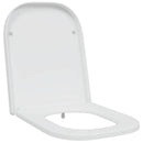 vidaXL WC ülőke Fehér 47,5 x 35 x 3,6 cm Duroplast