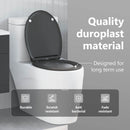 vidaXL WC ülőke Antracit 45,5 x 37,5 x 3,8 cm Duroplast
