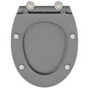 vidaXL Gyorsan Leszedhető WC, ami Ülőkéhez illik Szürke