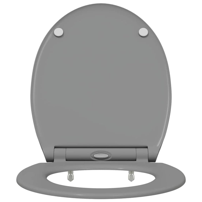 vidaXL Gyorsan Leszedhető WC, ami Ülőkéhez illik Szürke