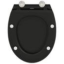 vidaXL Gyorsan Leszedhető WC, ami Ülőkéhez illik Fekete