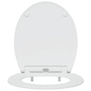vidaXL WC ülőke Fehér 45,5 x 37,5 x 3,8 cm Duroplast
