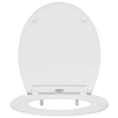 vidaXL WC ülőke Fehér 47 x 37,5 x 3,8 cm Duroplast