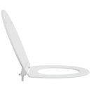 vidaXL WC ülőke Fehér 45,5 x 37,5 x 3,8 cm Duroplast